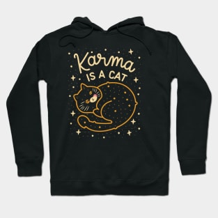 Karma Is A Cat Hoodie